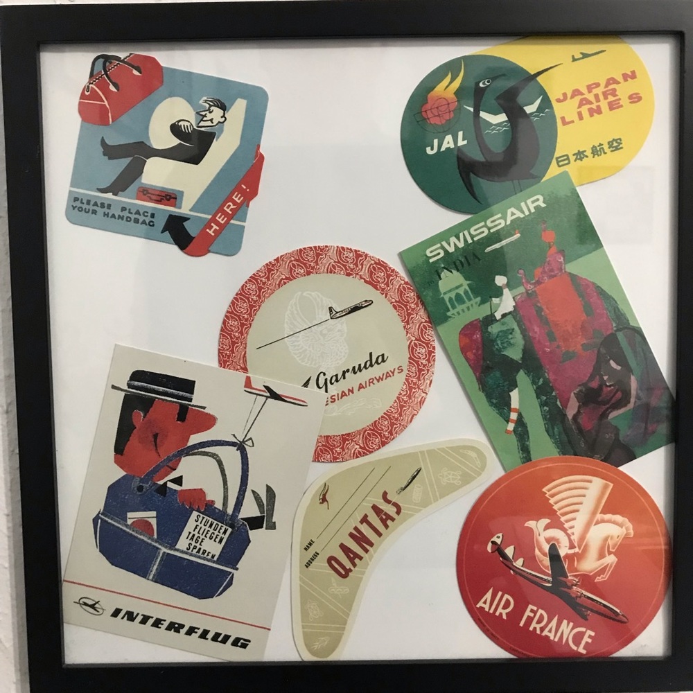 LOUIS VUITTON 30 Post Airlines Labels - Picture 7 of 9